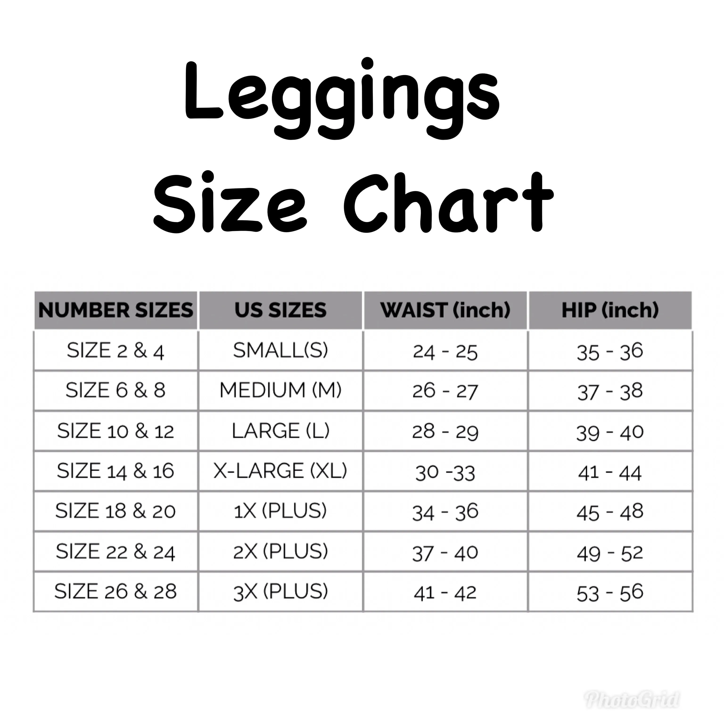 2XL Leggings