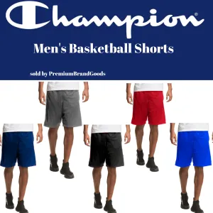 5 Pack Champion Men's Basketball Shorts Sizes S-XXL Active Fitness Casual