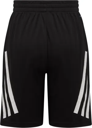 Adidas Boys' Elastic Waistband Bold 3S Short Black 001