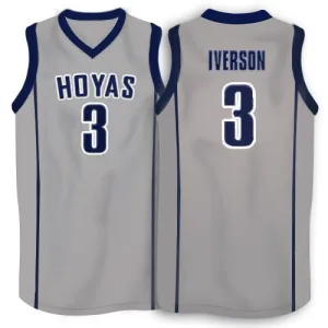 Allen Iverson Georgetown Hoyas College Basketball Throwback Jersey