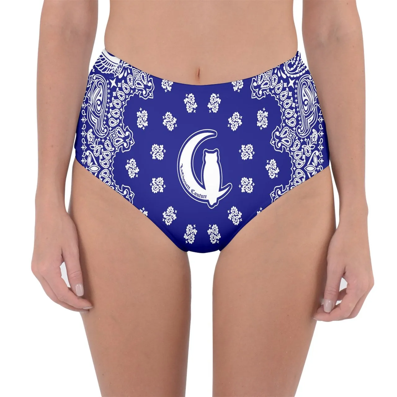 Bandana Cs'up Reversible High-Waist Bikini Bottoms