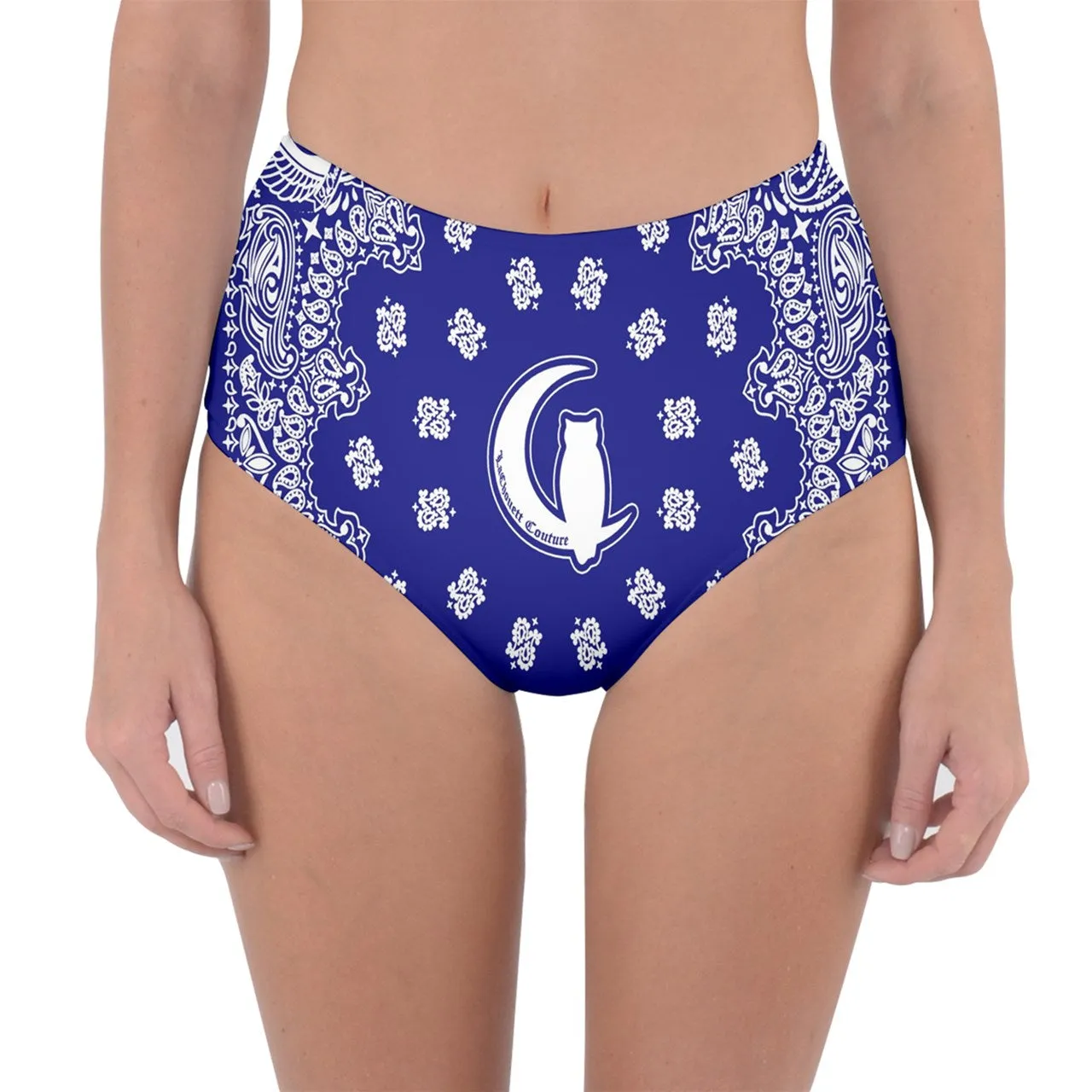 Bandana Cs'up Reversible High-Waist Bikini Bottoms