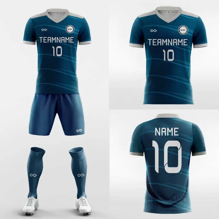 Blue Ink - Custom Soccer Jerseys Kit Sublimated Design