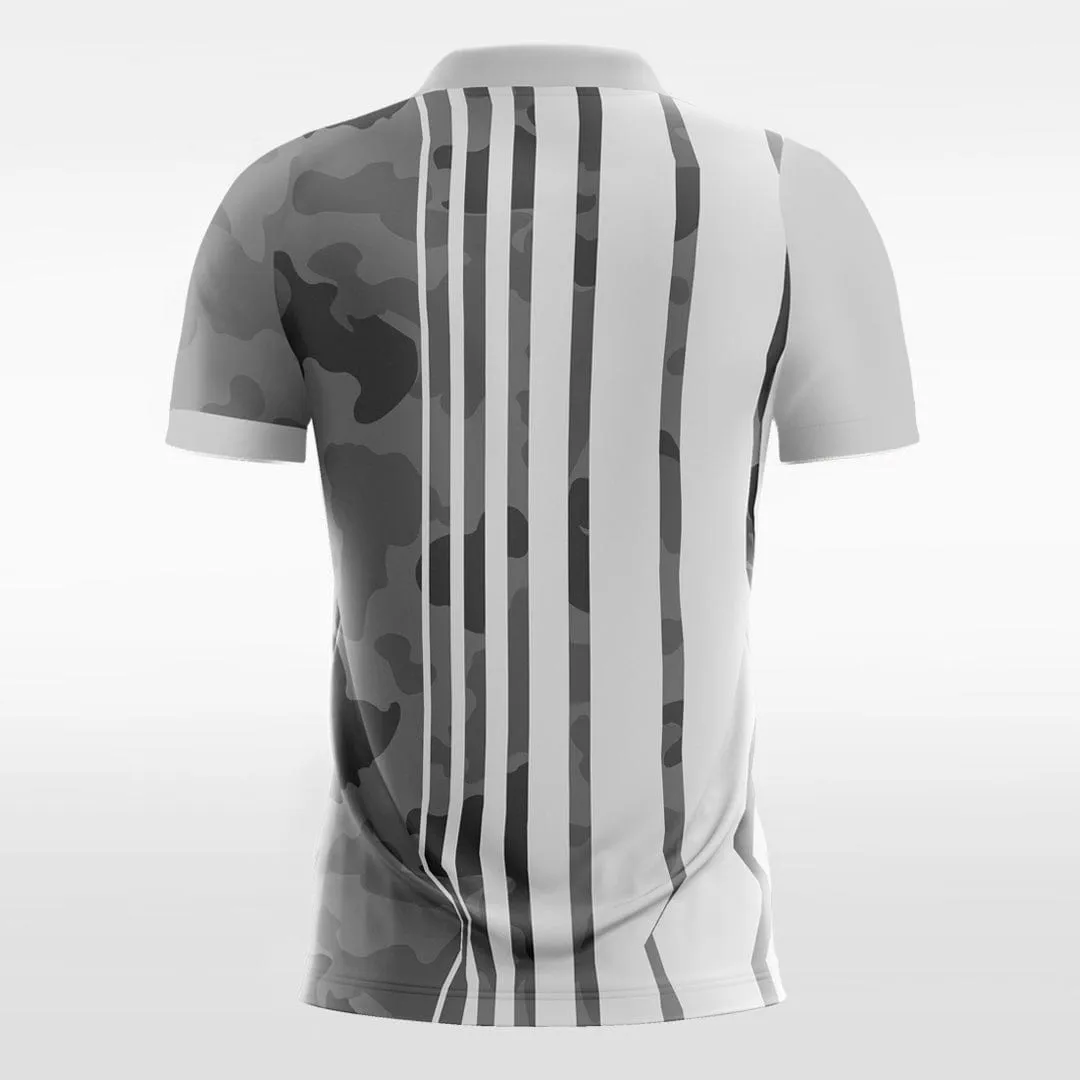 Camouflage Stripe - Custom Kids Soccer Jerseys Design Grey