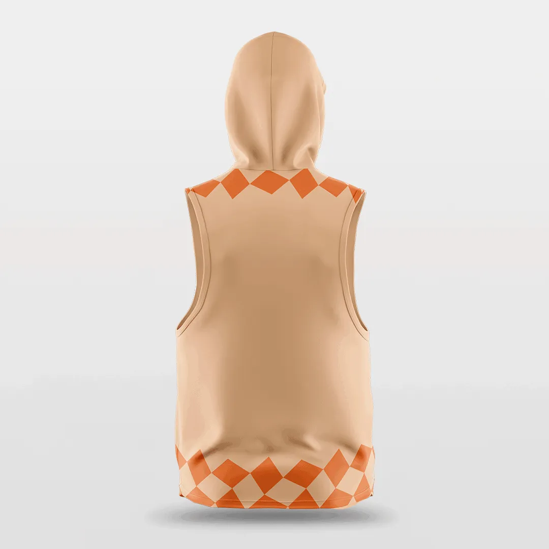 Checkerboard - Customized Basketball Sleeveless Hoodies