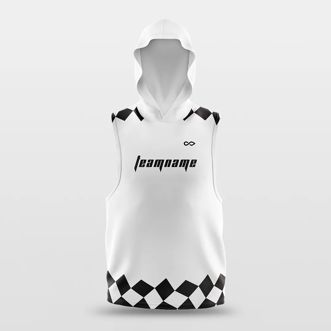 Checkerboard - Customized Basketball Sleeveless Hoodies