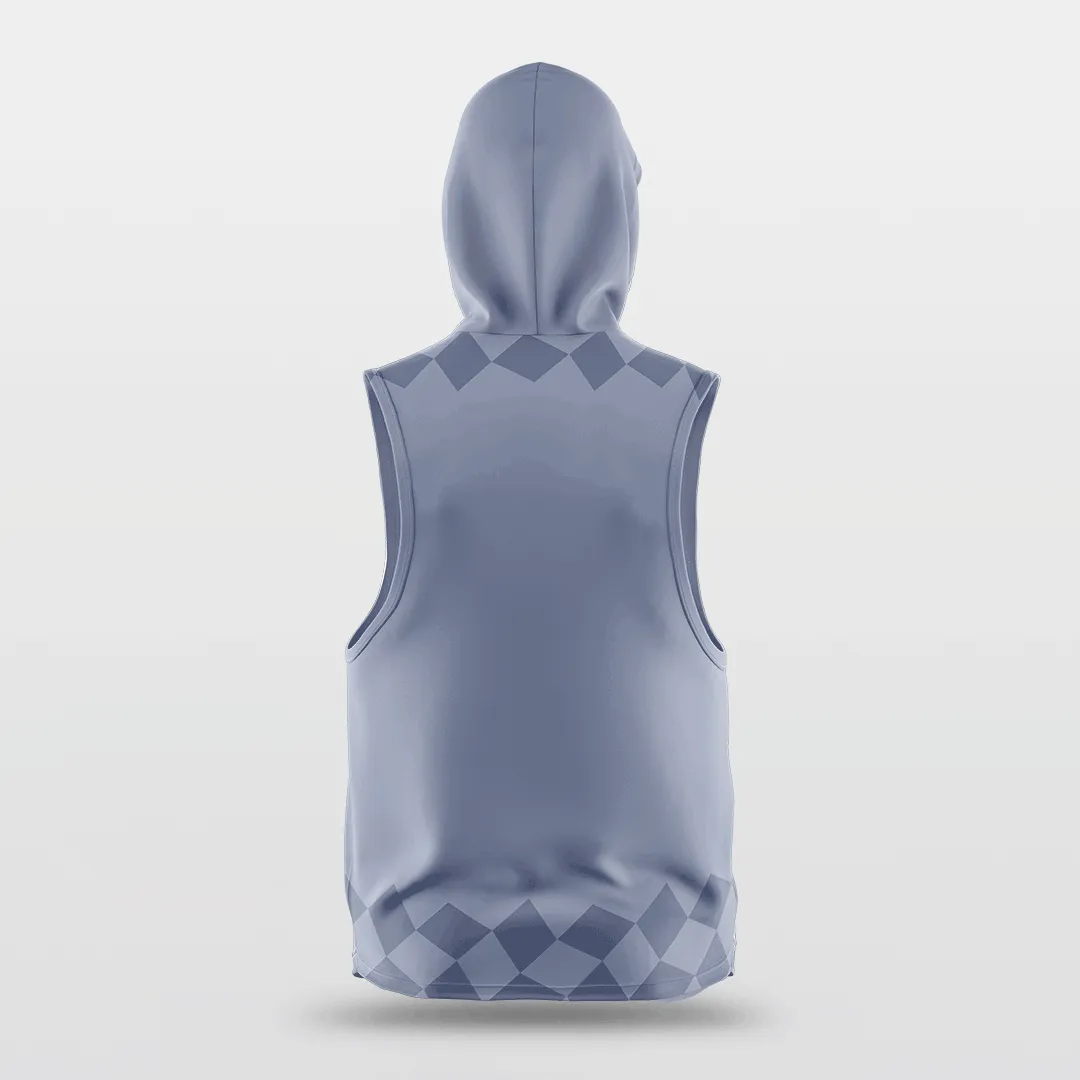 Checkerboard - Customized Basketball Sleeveless Hoodies