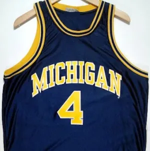 Chris Webber Michigan Wolverines College Basketball Throwback Jersey