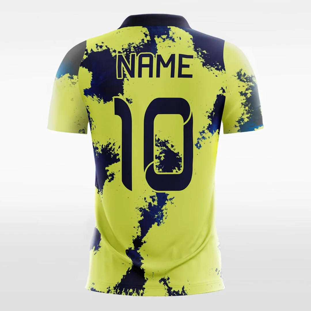 Classic Marble - Custom Kids Soccer Jerseys Design Yellow