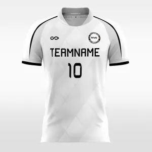 Classic White - Custom Kids Soccer Jerseys Design Solid