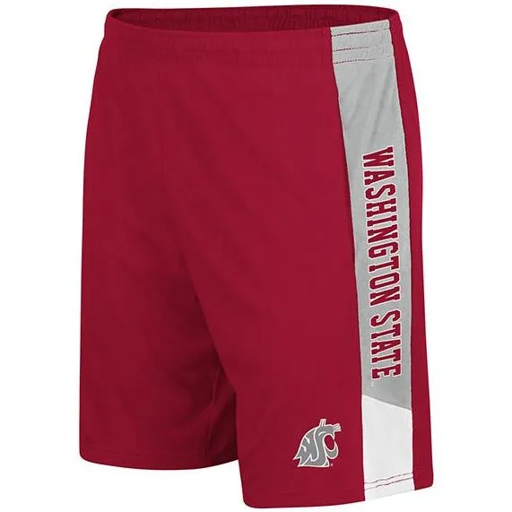 Colosseum Men's Crimson Washington State Basketball Shorts