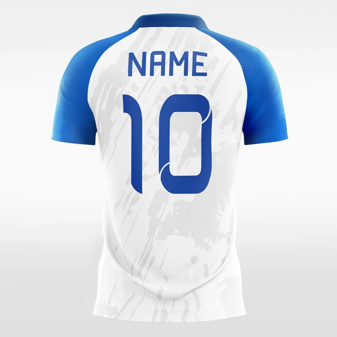 Cool Marble - Custom Kids Soccer Jerseys Design Blue