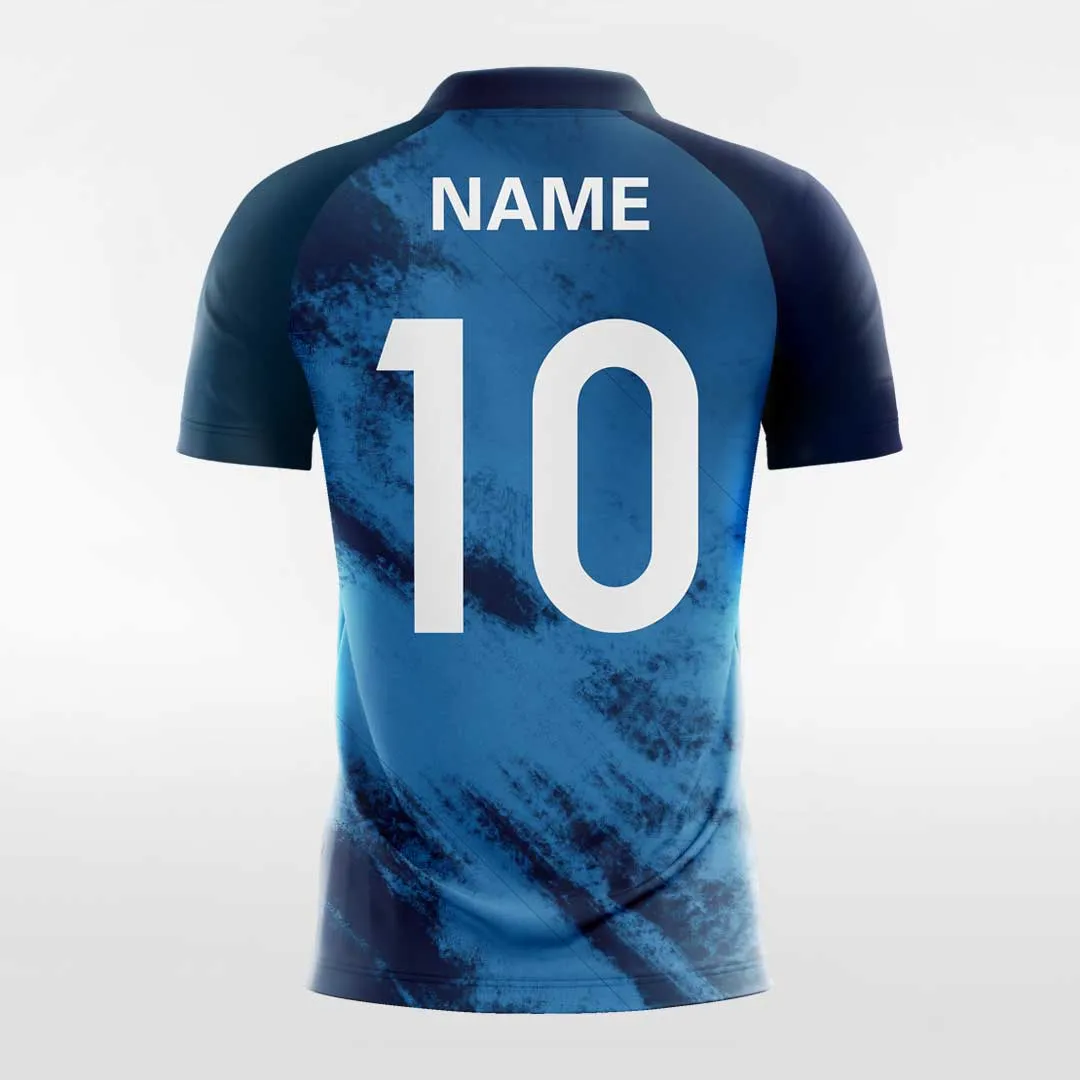 Cool Tie Dye - Women Custom Soccer Jerseys Design Navy Blue