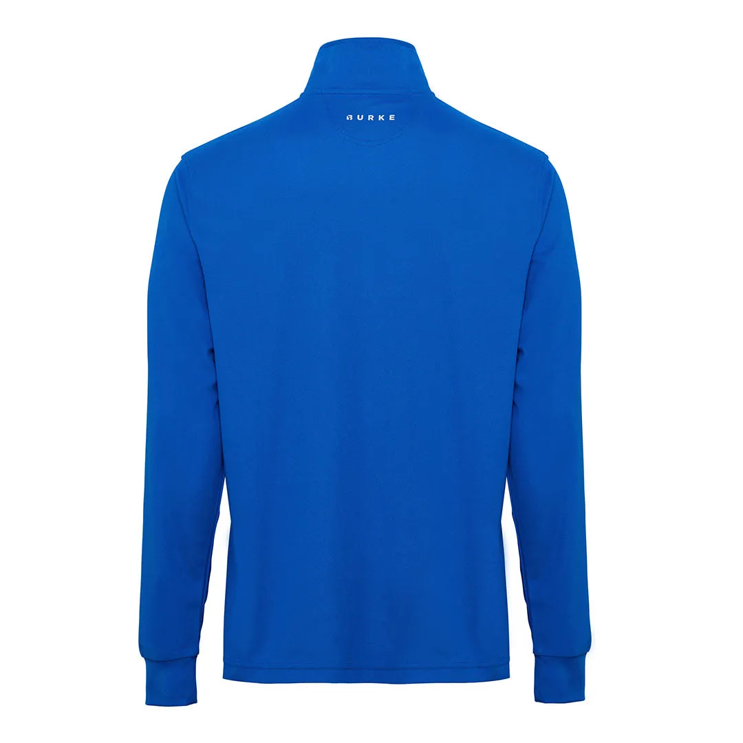 Crew Long Sleeve Polo - Blue