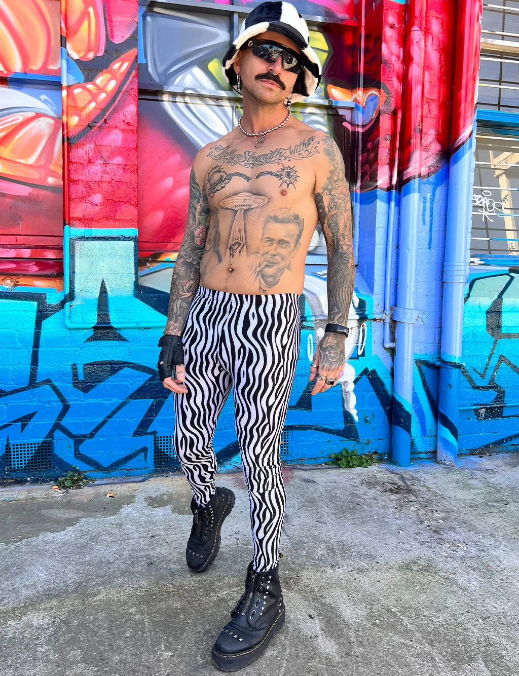 DOOF MEGGINGS - ZEBRA