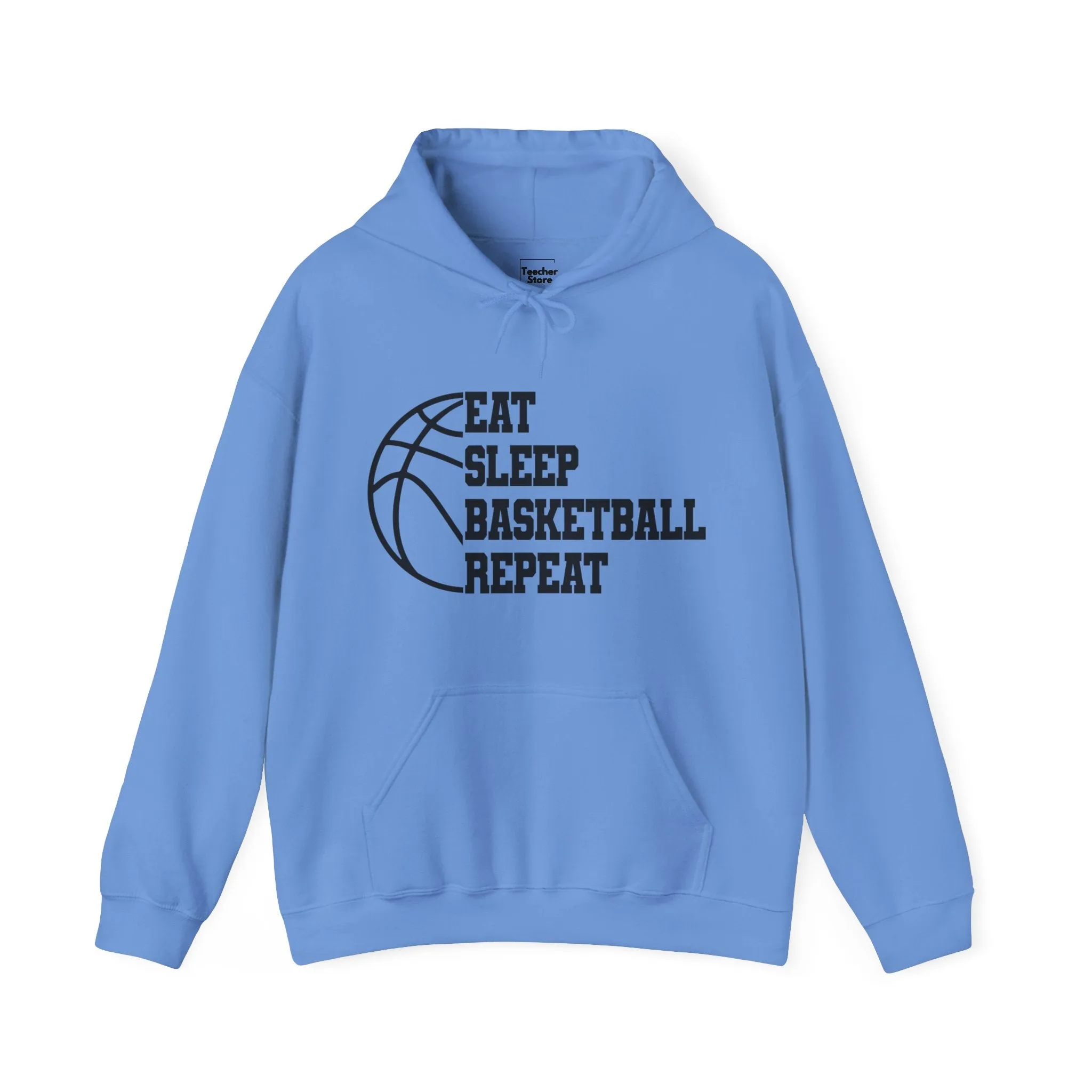 Eat Sleep Basketball Hooded Sweatshirt