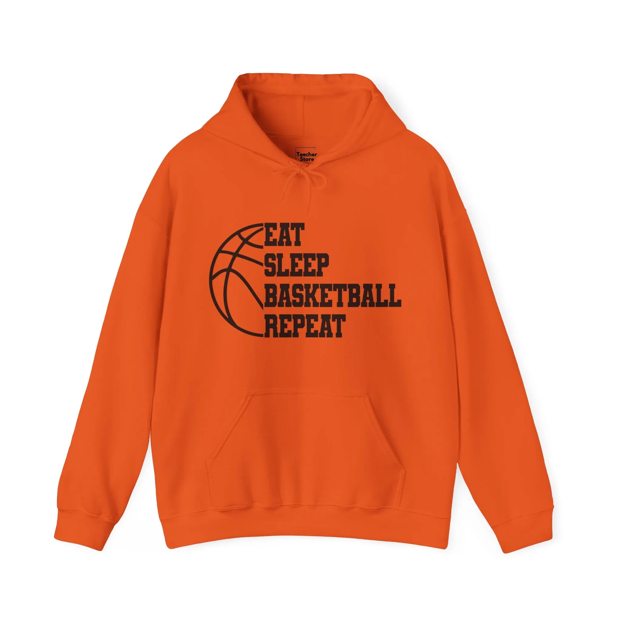 Eat Sleep Basketball Hooded Sweatshirt