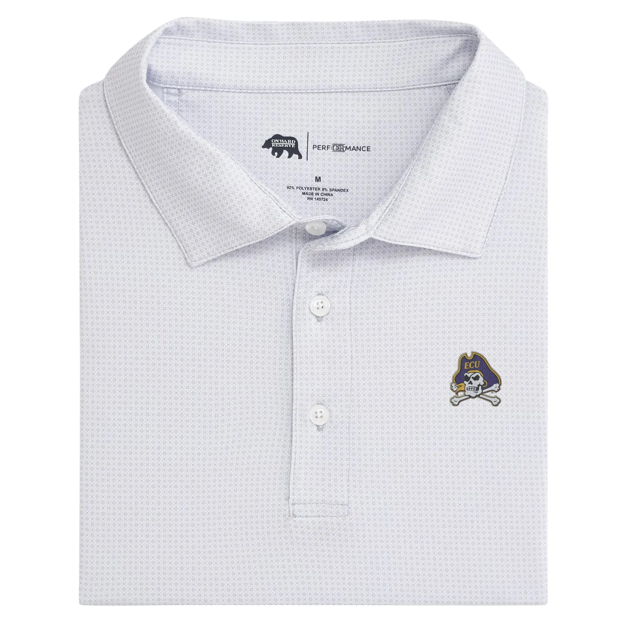 ECU Range Printed Performance Polo