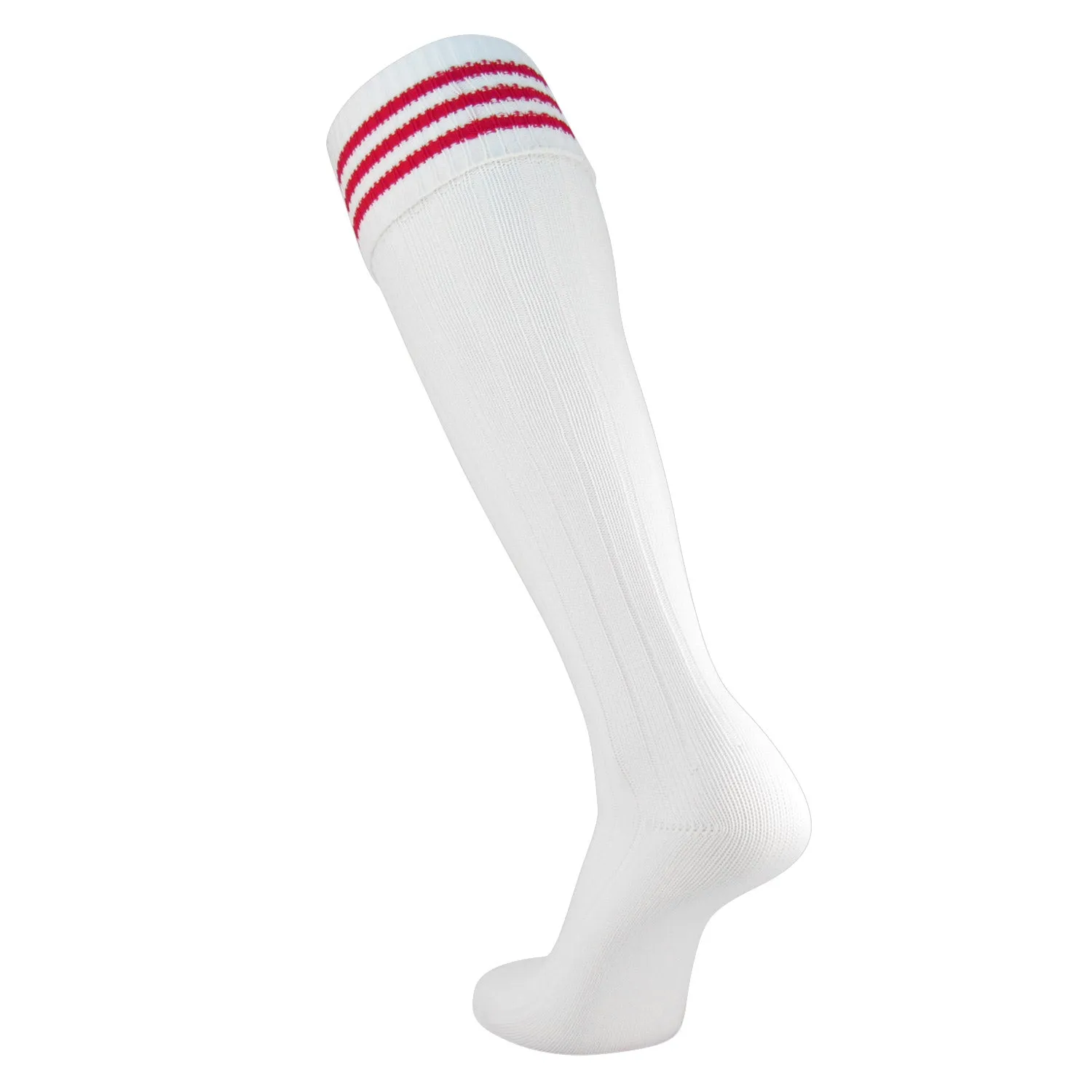 Euro Solid or Striped Knee High Soccer Socks (FSH31, FSH81, FSH10)