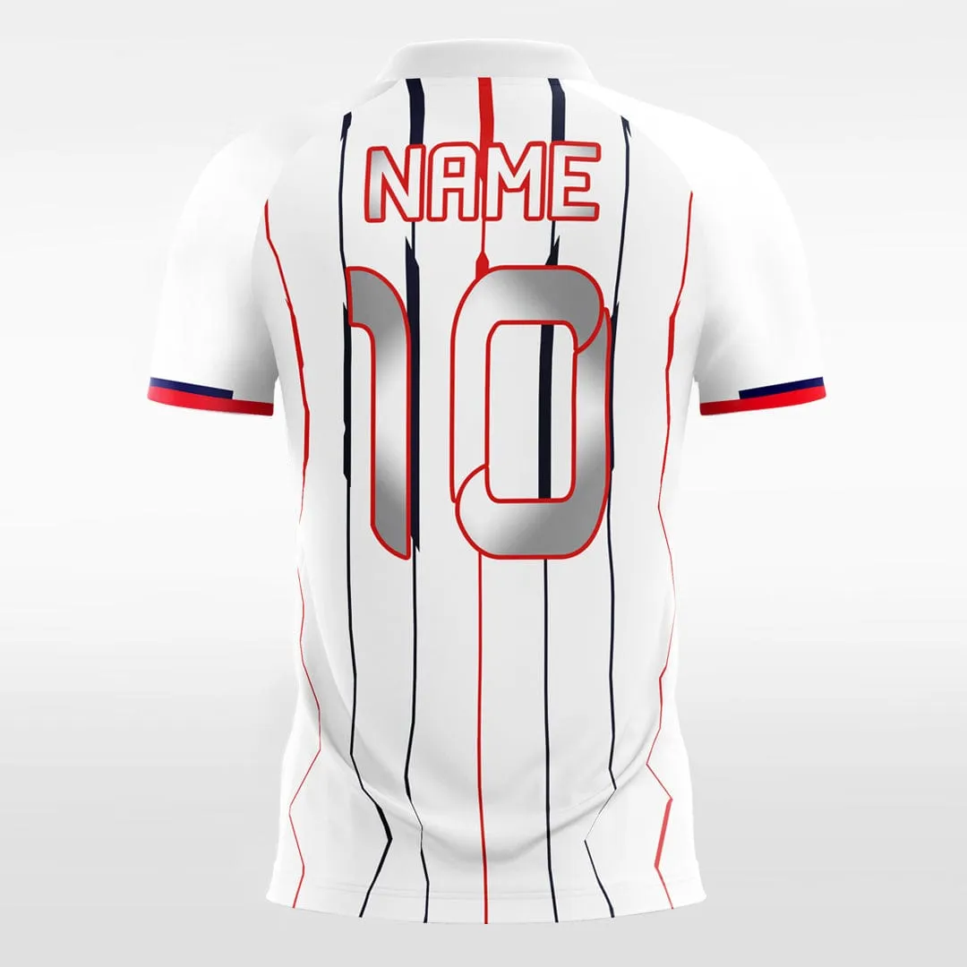 Figure Graphic White - Kids Custom Soccer Jerseys Design