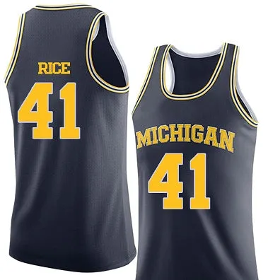 Glen Rice Michigan Wolverines College Basketball Throwback Jersey