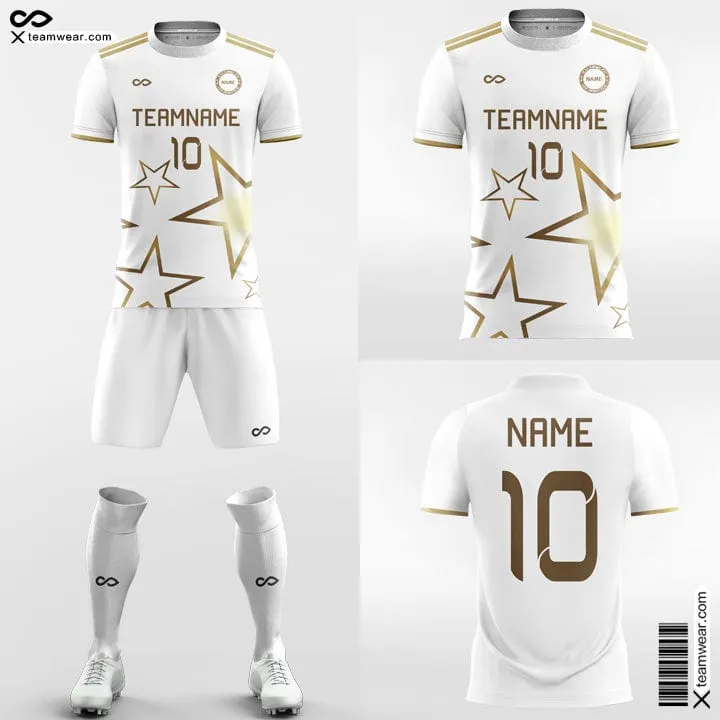 Gold Star - Team Custom Soccer Jerseys with Shorts Design