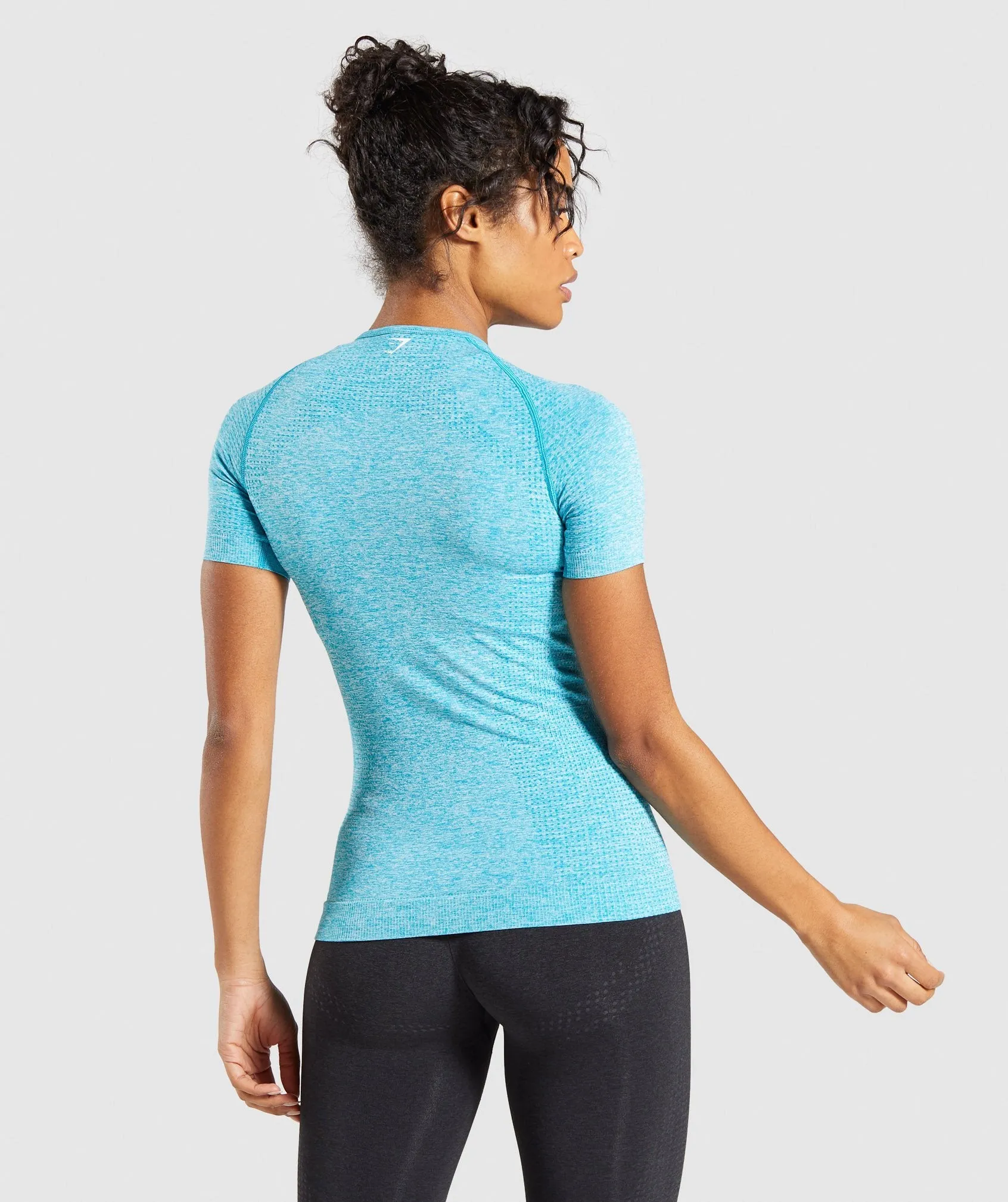 Blue Marl Gymshark Vital Seamless T-Shirt - Optimized English Title