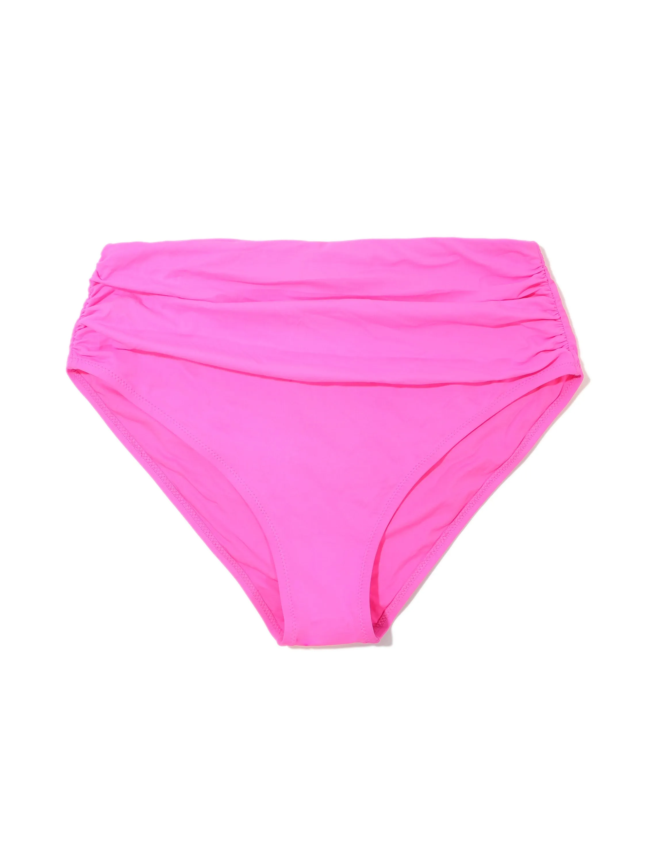 High Rise Cheeky Swimsuit Bottom Unapologetic Pink