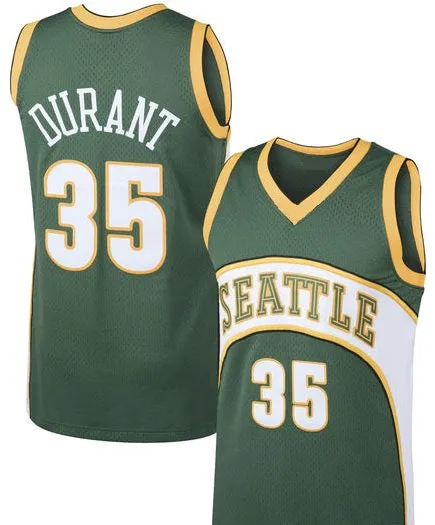 Kevin Durant Seattle SuperSonics 2007 - 08 Throwback Basketball Jersey