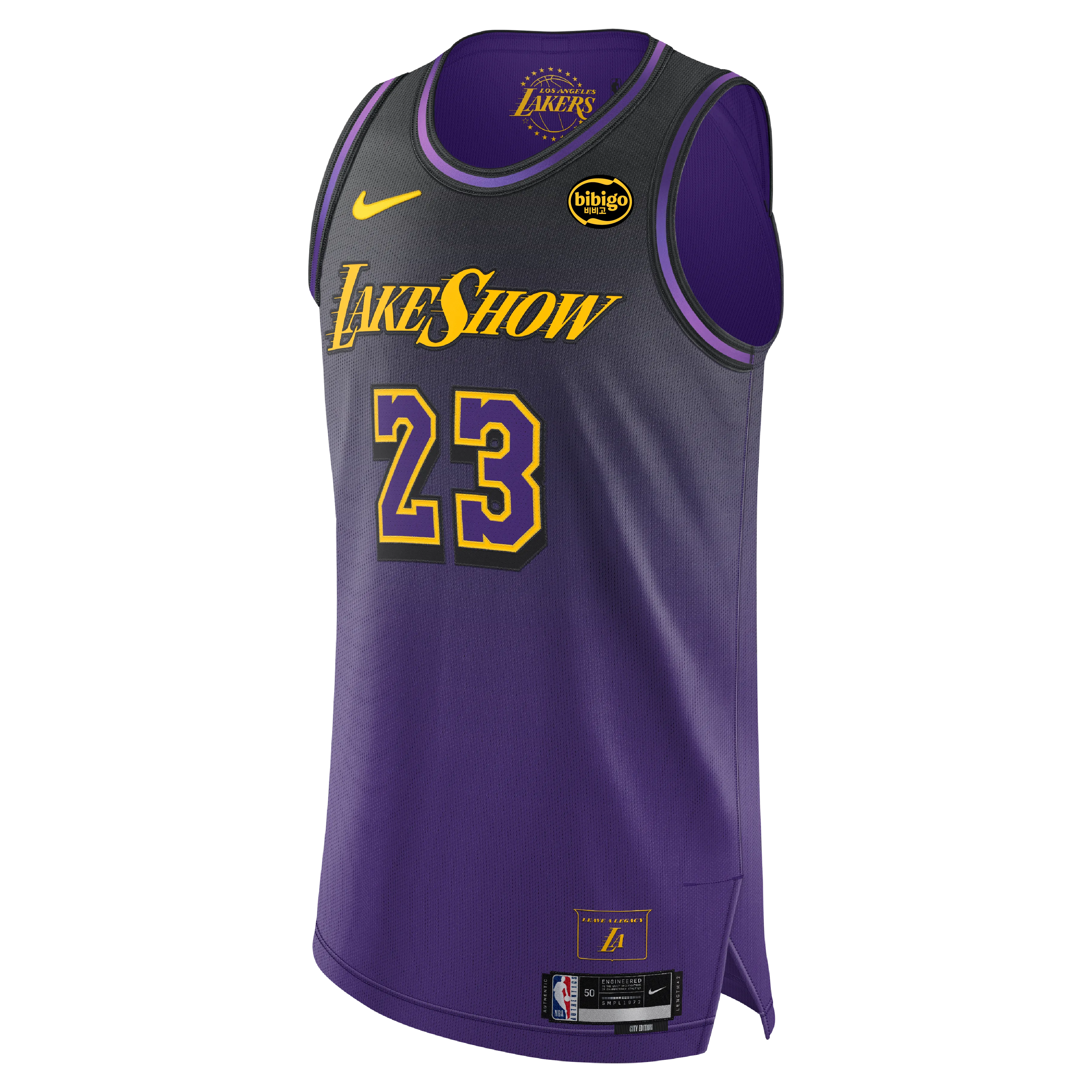 Lakers CE24 James 23 Authentic Jersey