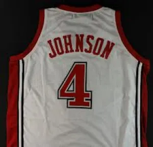 Larry Johnson UNLV Running Rebels College Basketball Throwback Jersey