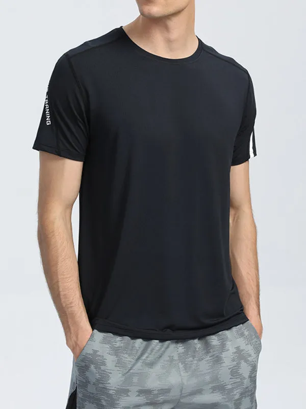 Men's loose, breathable and quick-drying sports t-shirt