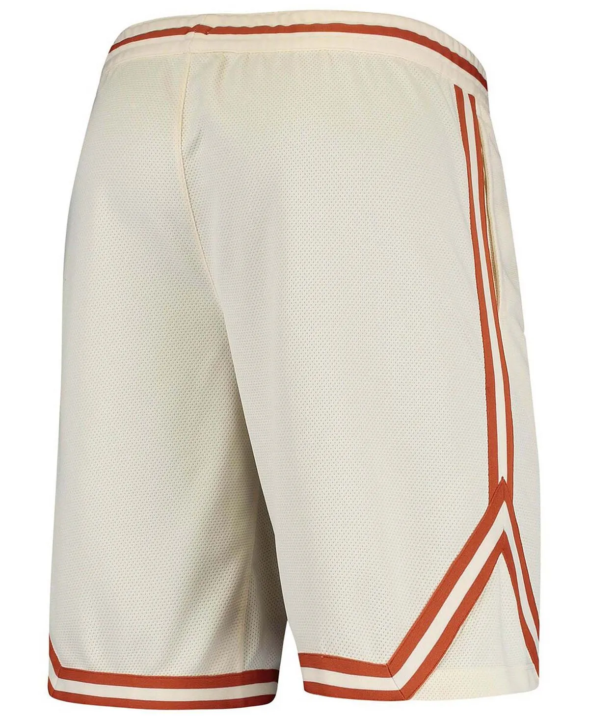 Men's texas longhorns retro replica performance Nike basketball shorts, cream