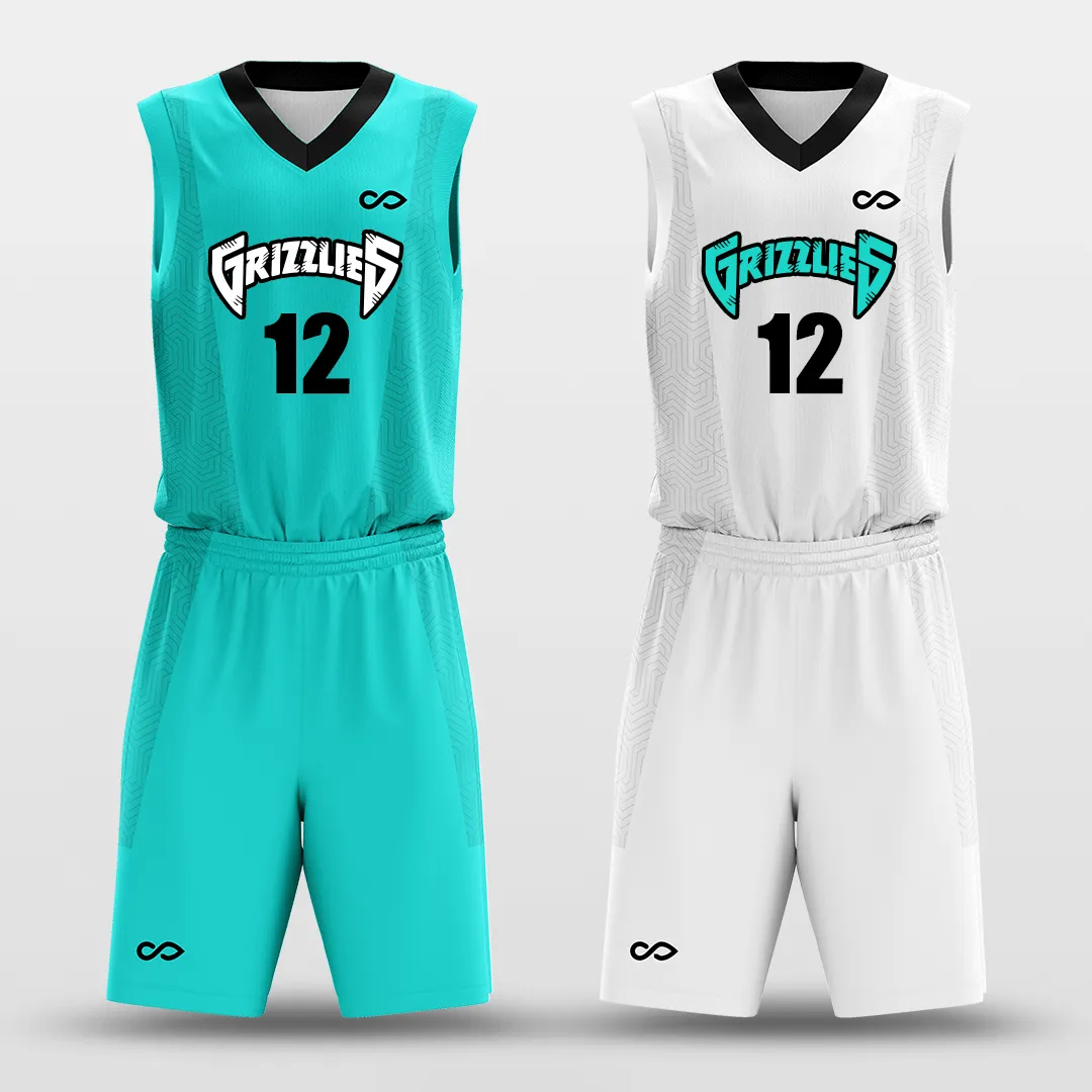 Mountain 2 - Custom Reversible Sublimated Basketball Jersey Set