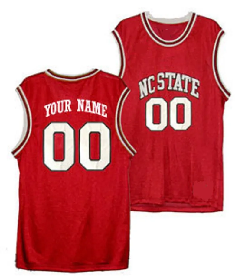 North Carolina State Wolfpack Customizable College Style Basketball Jersey