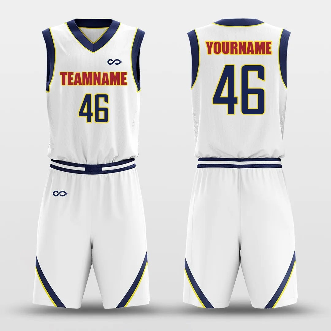 Nuggets White - Customized Basketball Jersey Design for Team