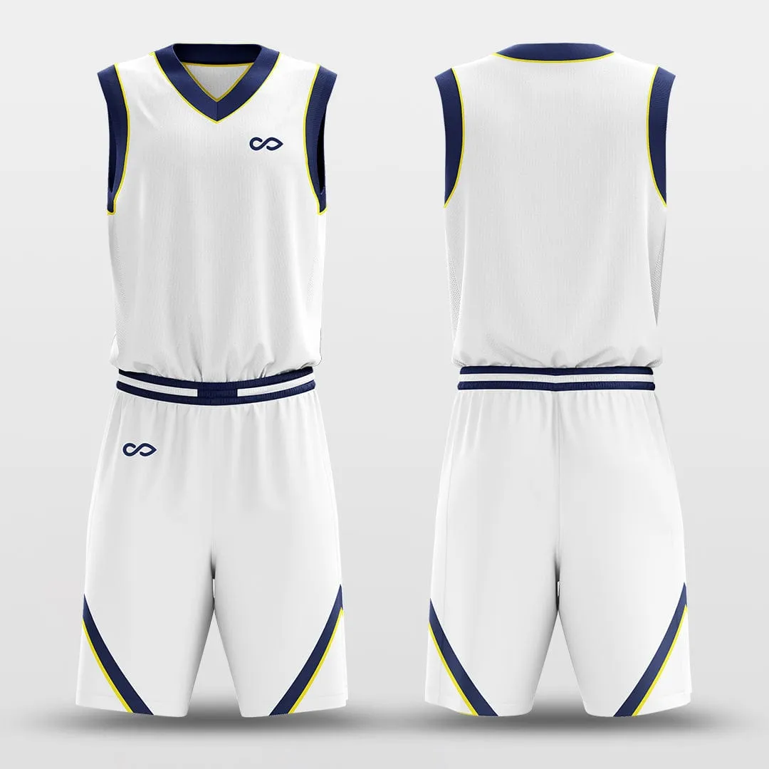 Nuggets White - Customized Basketball Jersey Design for Team