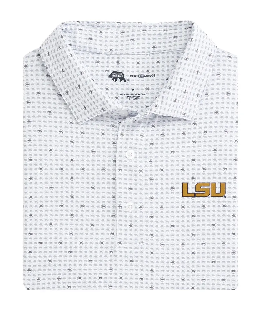 Onward Reserve - LSU Tour Logo Printed Performance Polo