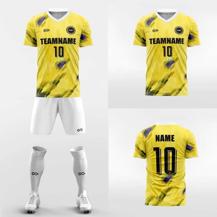 Paintbrush-Custom Soccer Jerseys Kit Sublimated Design