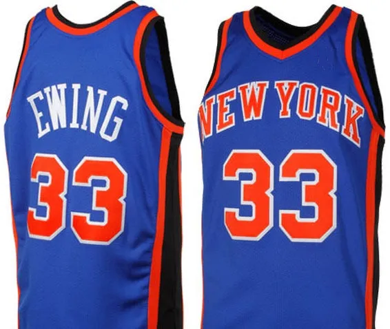 Patrick Ewing New York Knicks 1996-1997 Throwback Basketball Jersey