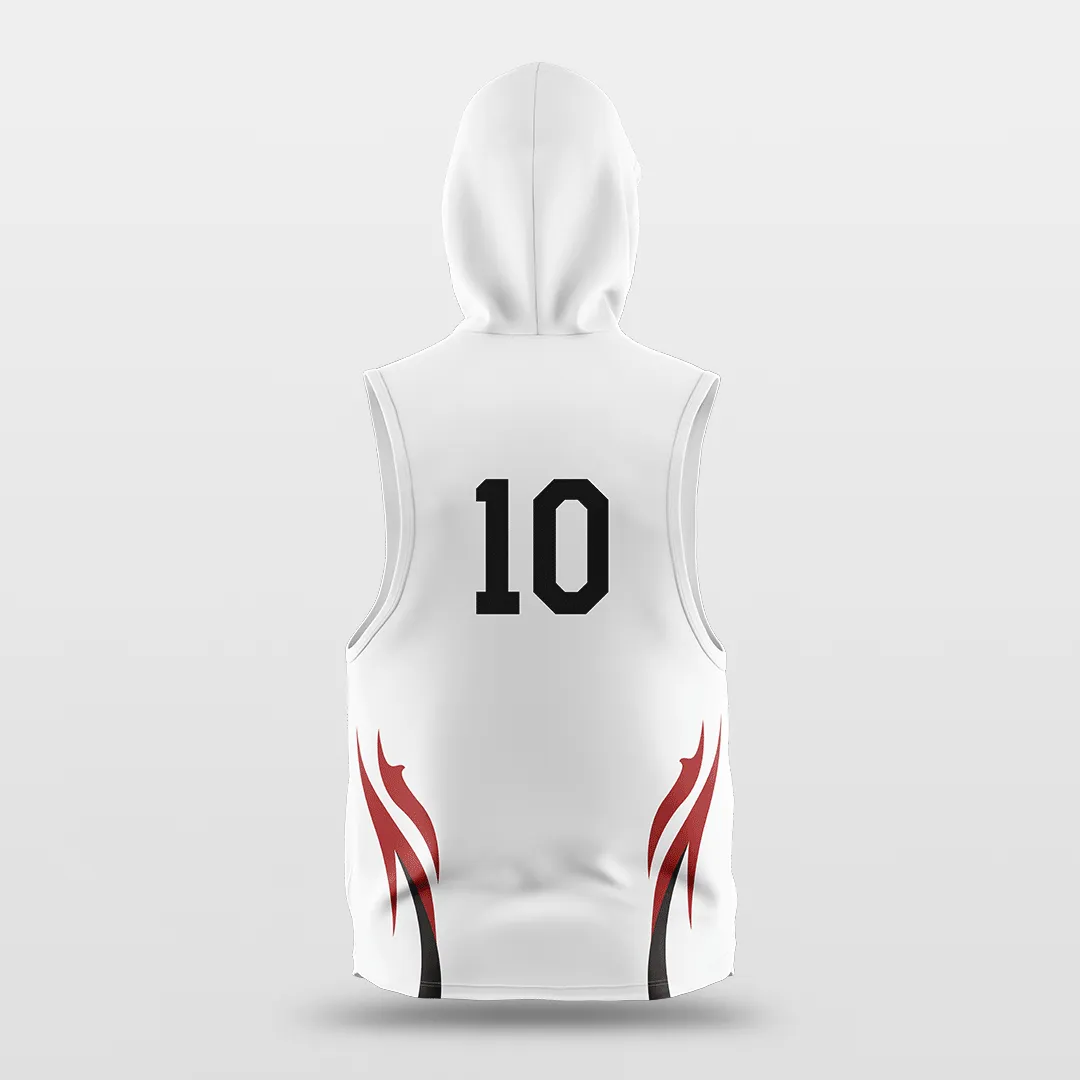 Pure Fire - Customized Basketball Sleeveless Hoodies