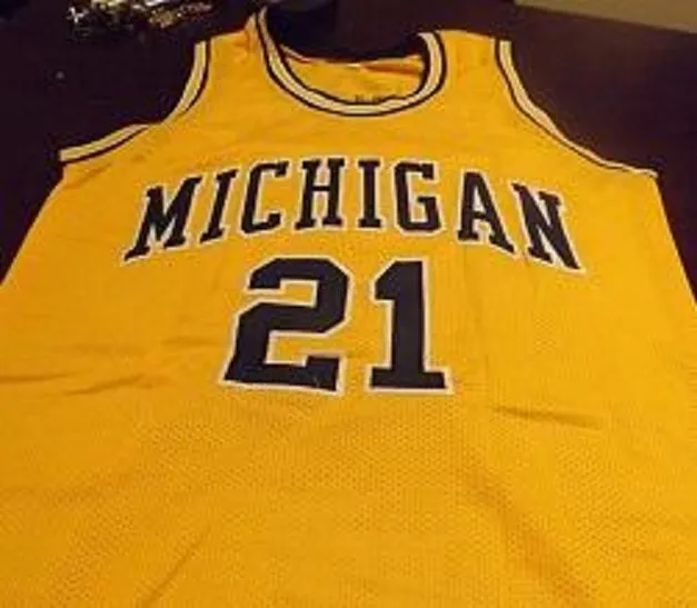 Ray Jackson Michigan Wolverines College Basketball Throwback Jersey