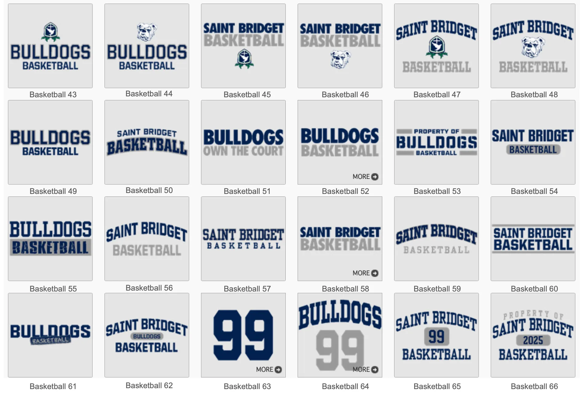 Saint Bridget Basketball BSN SPORTS Youth Cotton Rich Fleece Crew Neck