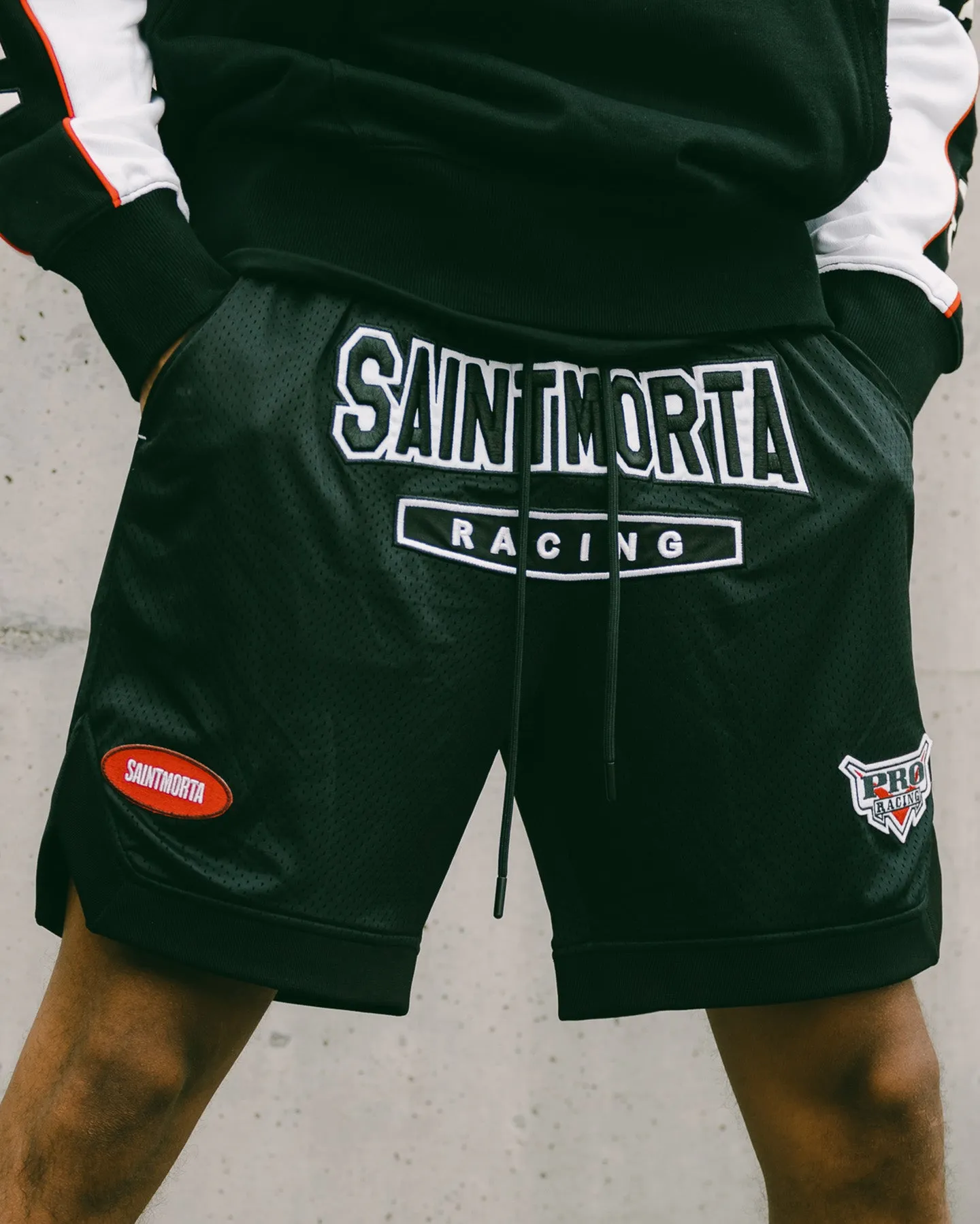 Saint Morta Pro Racing Basketball Shorts Black