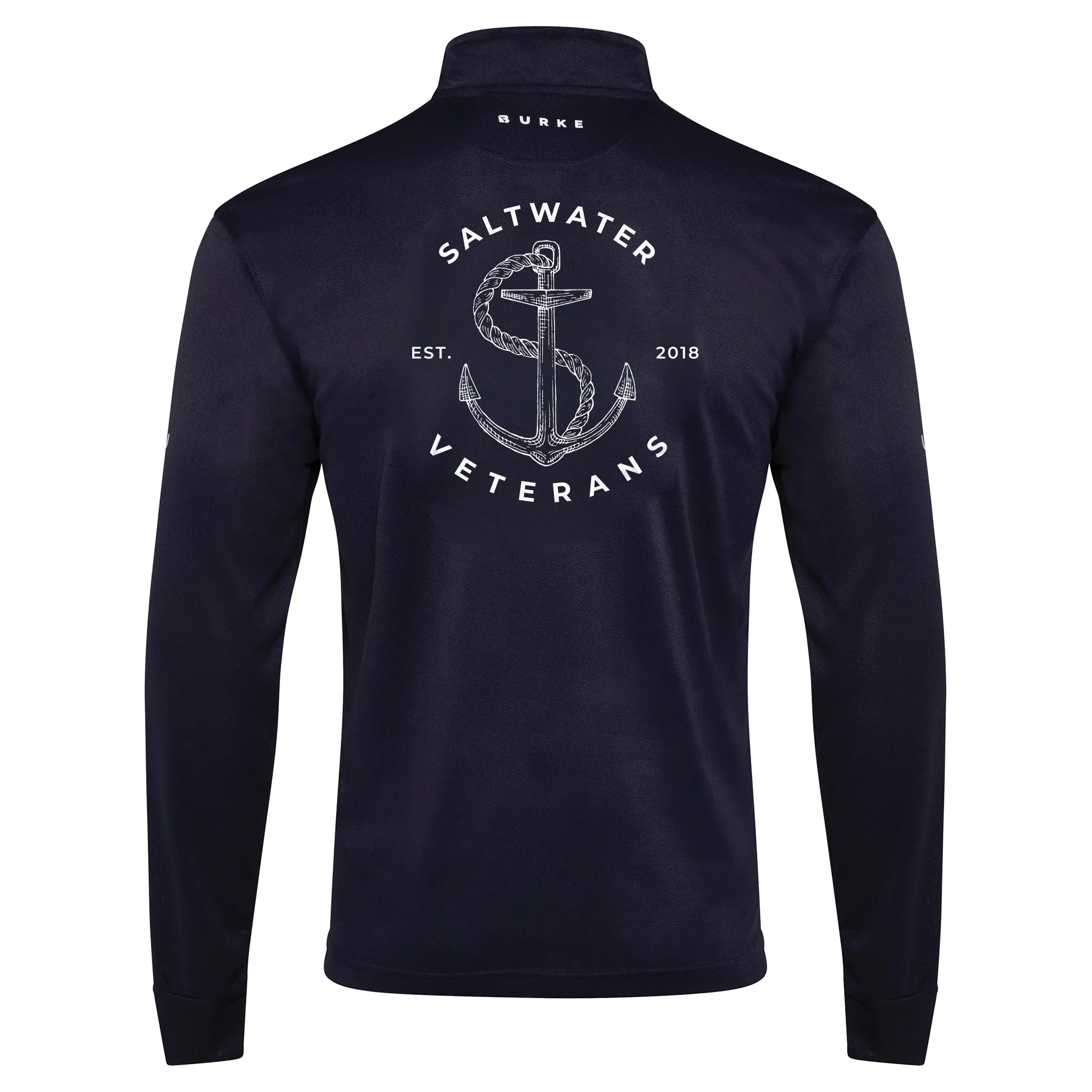 Saltwater Veterans Crew Long Sleeve Polo