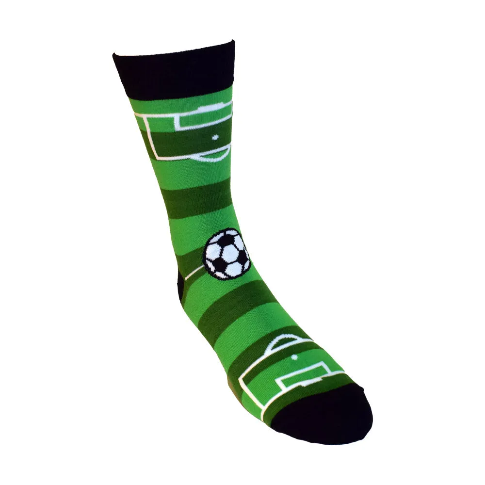 Soccer Field Men's Socks