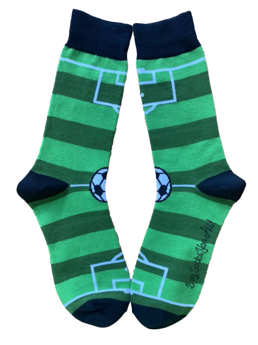 Soccer Field Men's Socks