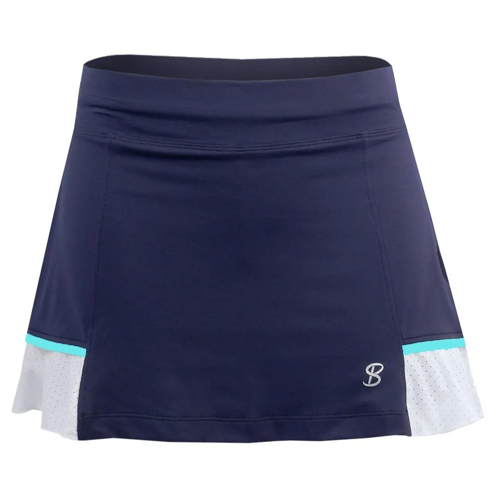 Sofibella Women's Topspin 13" Skort - Navy/Air