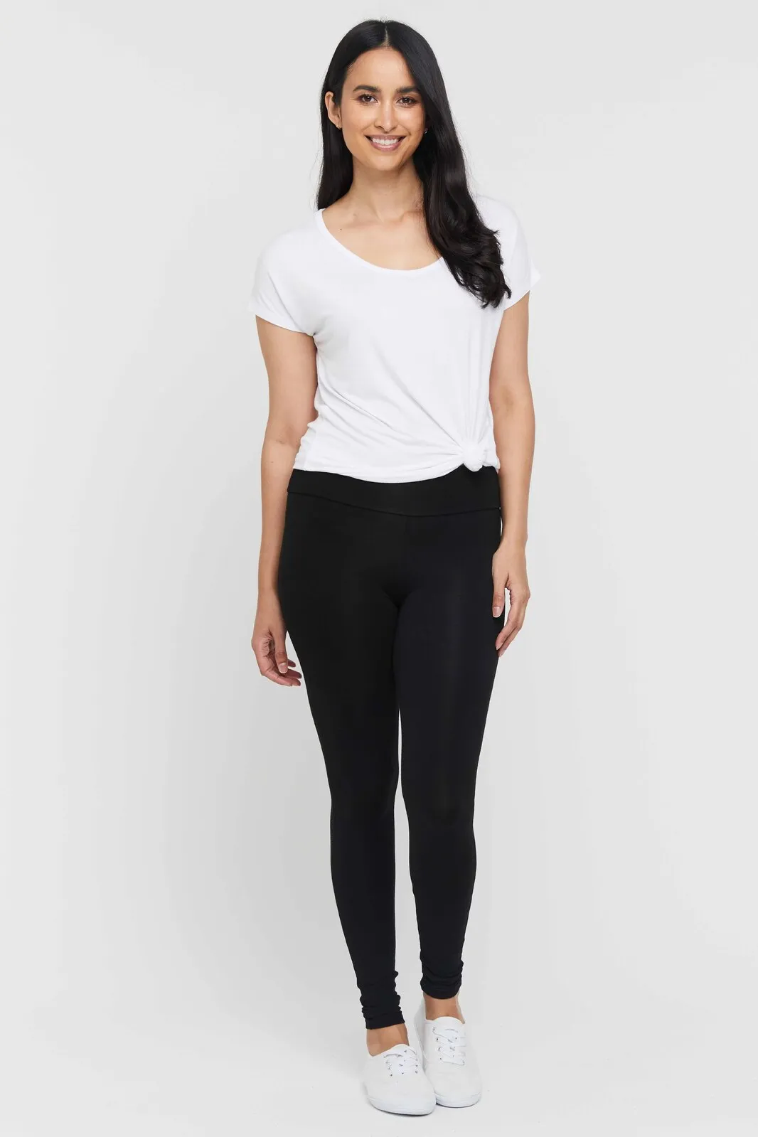 Soft Bamboo Leggings - Black