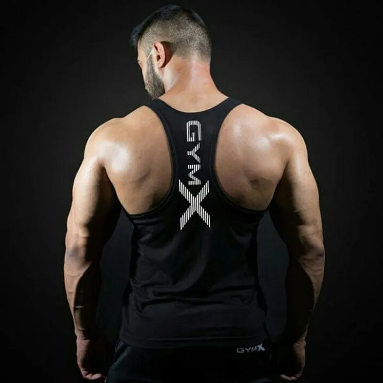 T-Shirt Quick-Drying Tops Workout Clothes Muscle Training Sleeveless